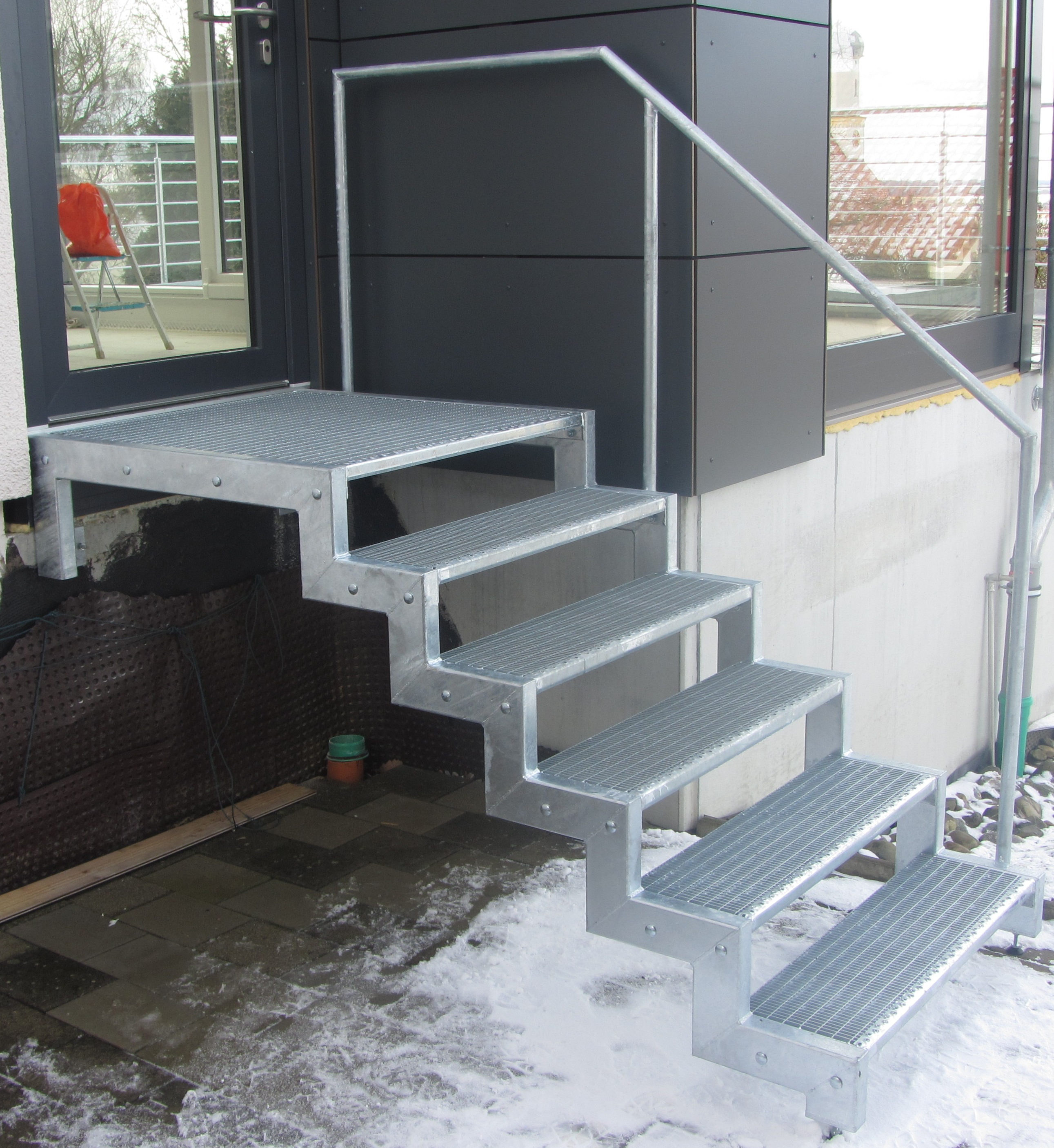 Metallbau Treppen außen